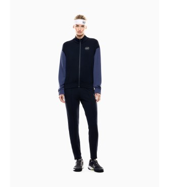 EA7 Tuta da ginnastica da freestyle da tennis professionale blu navy