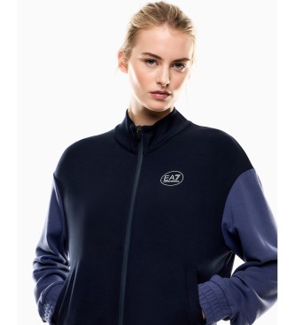 EA7 Tuta da ginnastica da freestyle da tennis professionale blu navy
