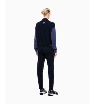 EA7 Tuta da ginnastica da freestyle da tennis professionale blu navy