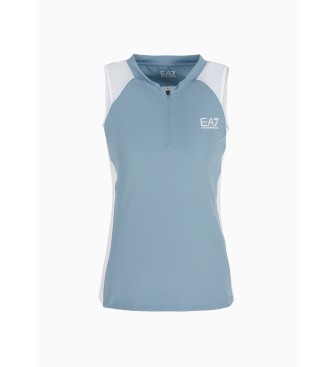 EA7 Tennis Pro Freestyle T-Shirt blau