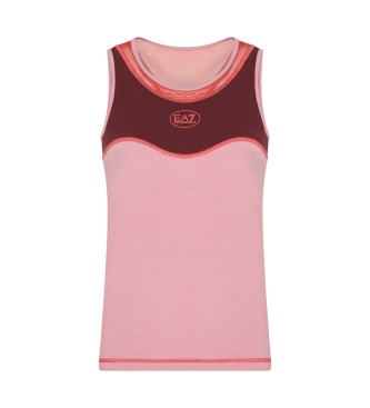 EA7 T-shirt cor-de-rosa Tennis Pro Freestyle