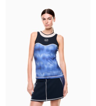 EA7 T-Shirt Tennis Pro Freestyle azul