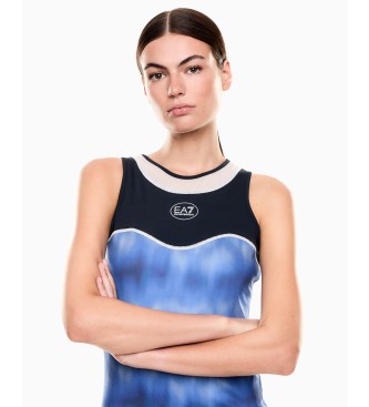 EA7 T-Shirt Tennis Pro Freestyle azul