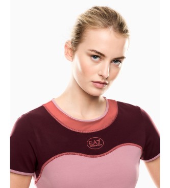 EA7 T-shirt cor-de-rosa Tennis Pro Freestyle
