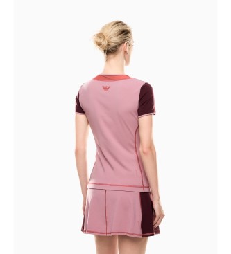 EA7 T-shirt cor-de-rosa Tennis Pro Freestyle