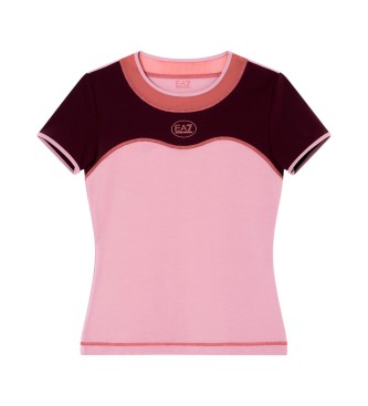 EA7 T-shirt cor-de-rosa Tennis Pro Freestyle