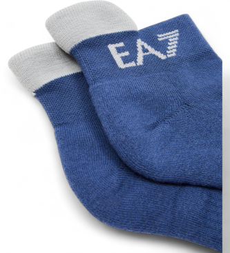 EA7 Chaussettes Tennis Pro bleu
