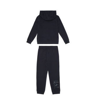 EA7 Visibility navy cotton tracksuit