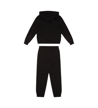 EA7 Bombažna trenirka Tracksuit Visibility black 