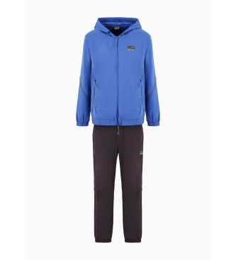 EA7 Dynamic Athlete Tracksuit in technical fabric VENTUS7  blue, black