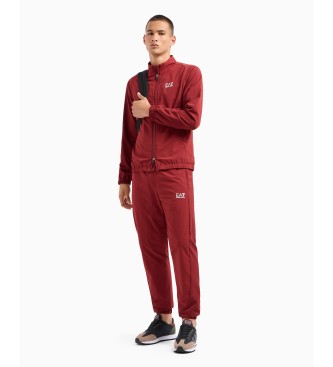 EA7 Tracksuit Tennis Pro technical fabric VENTUS7 burgundy  