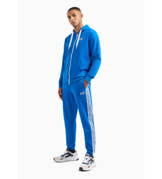 EA7 Tracksuit 7 lignes bleu