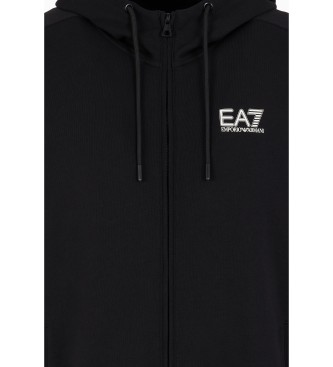 EA7 Visibility cotton blend tracksuit black