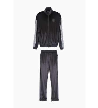 EA7 Tracksuit Plain black