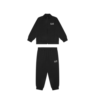 EA7 Fato de treino de algodo preto Core Identity