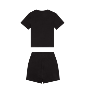 EA7 Visibility T-shirt and shorts set black
