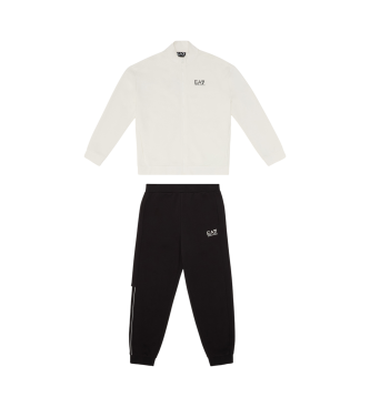 EA7 Tracksuit Logo Serie wit katoen