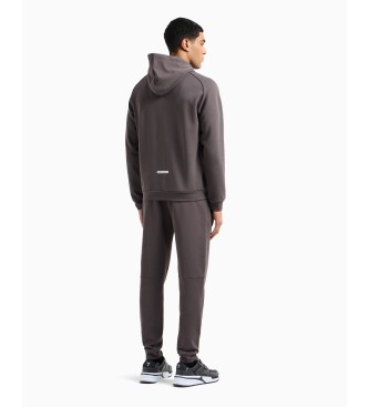 EA7 Tracksuit Dynamic Athlete dark brown