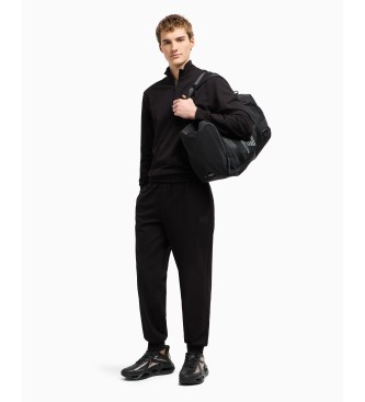 EA7 Visibility cotton tracksuit black