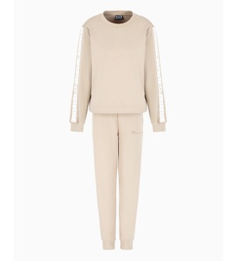 EA7 Trningsdragt Bld beige