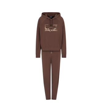 EA7 Tracksuit Metal Stud brown