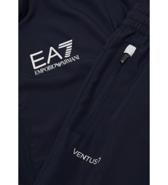 EA7 Dres tenisowy Pro Boy z technicznego materiału VENTUS7 navy  