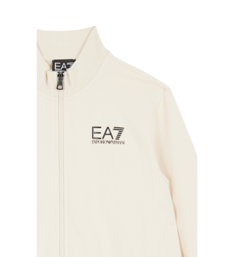 EA7 Tracksuit Core Identity white, black