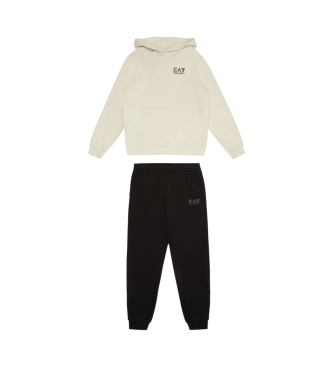 EA7 Tracksuit Core Identity beige, black