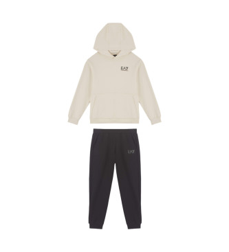 EA7 Tracksuit Core Identity beige, black