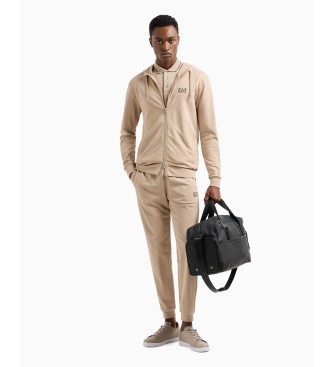 EA7 Cotton tracksuit Core Identity beige