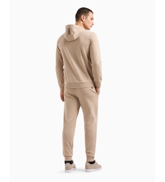 EA7 Tuta beige Core Identity