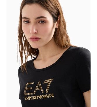 EA7 Camiseta con maxilogotipo Evolution negro