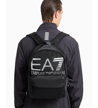 EA7 Backpack in technical fabric with black maxilogotype