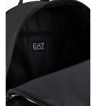 EA7 Backpack in technical fabric with black maxilogotype