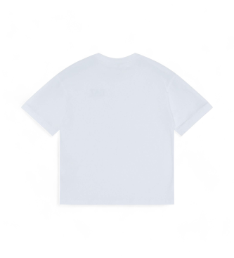 EA7 T-shirt bianca da ragazzo della serie Train Logo