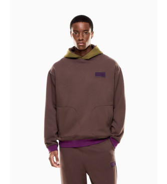 EA7 Sudadera Train 7.0 reversible marrn