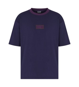 EA7 T-Shirt Train 7.0 Ss Print Navy