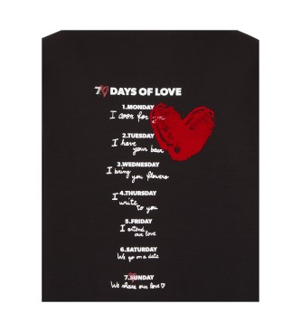 EA7 Felpa Train 7 Cuore nera