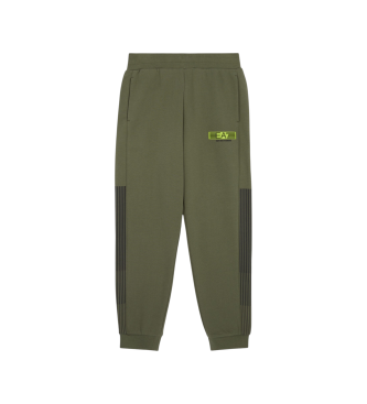 EA7 7 Lines green trousers