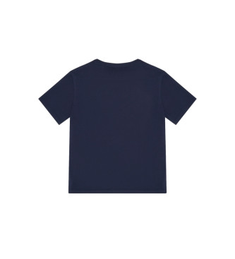 EA7 T-shirt 7 linjer navy