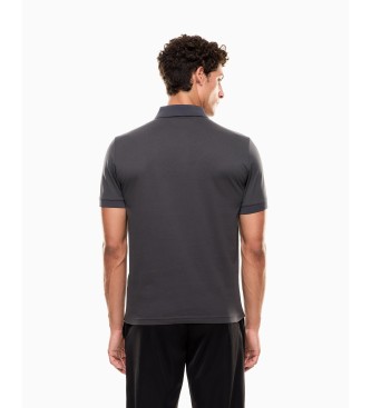 EA7 Polo 7 Lijnen donkergrijs