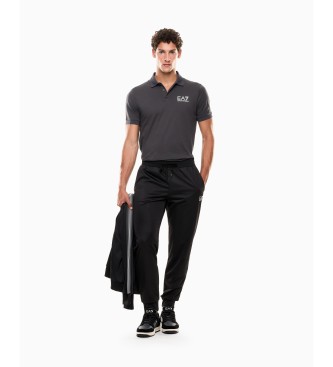 EA7 Polo 7 Lijnen donkergrijs