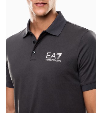EA7 Polo 7 Lijnen donkergrijs