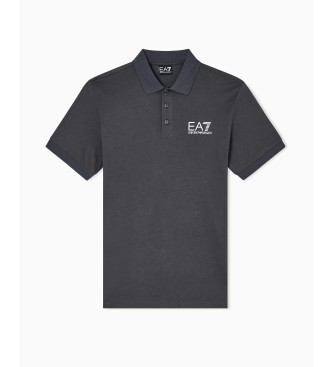 EA7 Polo 7 Lijnen donkergrijs