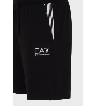 EA7 Shorts 7 linjer sort