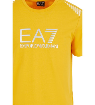 EA7 Zug 7 Lines T-Shirt gelb