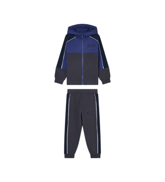 EA7 Fato de treino Atltico Bloco de cores Asv preto