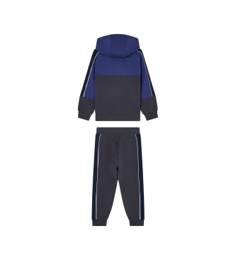 EA7 Fato de treino Atltico Bloco de cores Asv preto