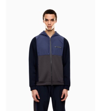 EA7 Sweatshirt Athletic Colour Block azul