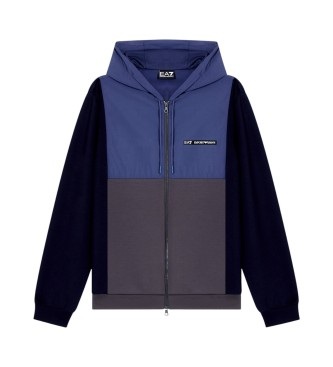 EA7 Sweatshirt Athletic Colour Block azul